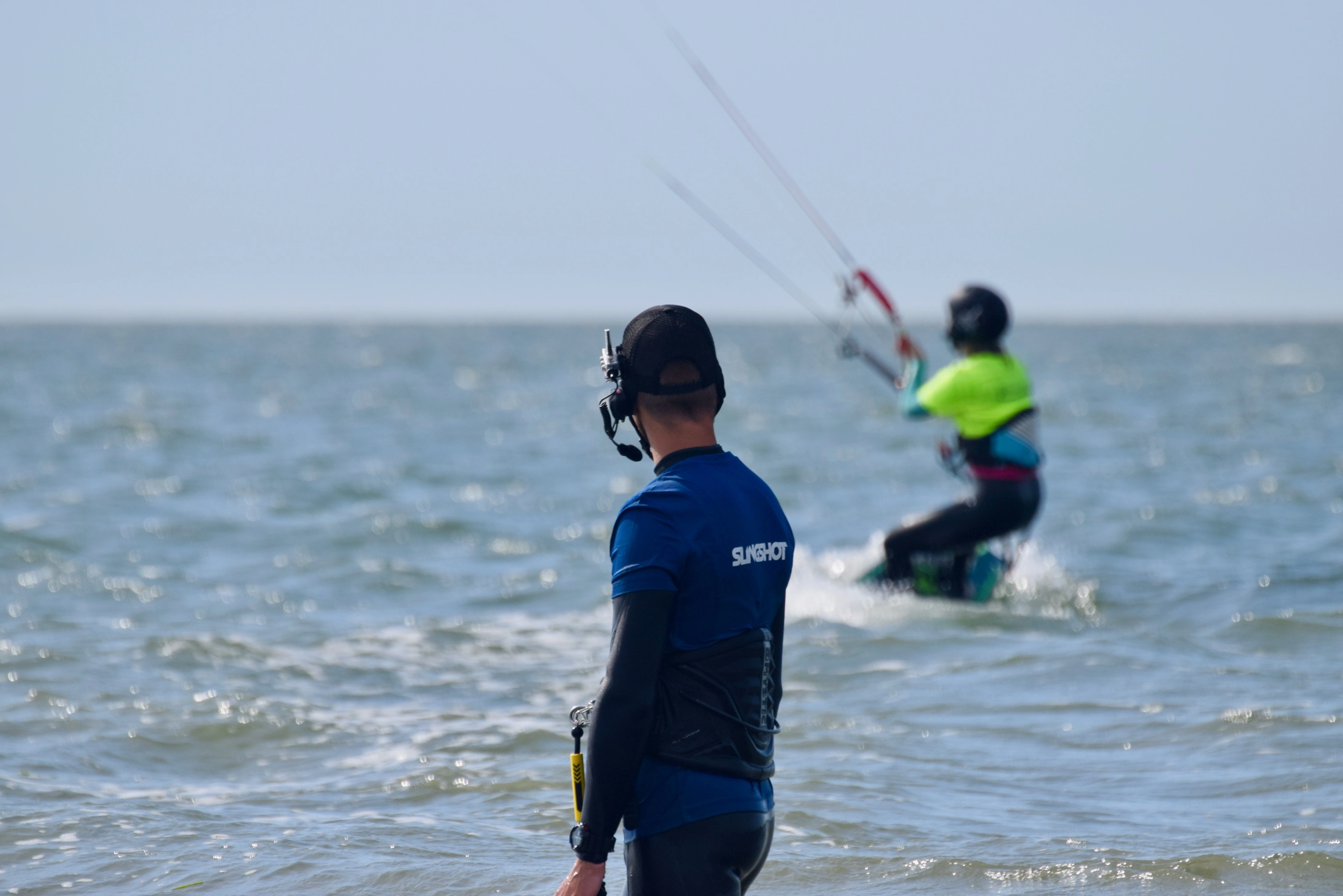 Kitesurf instructeur en cursist BB Talkin